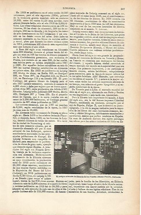 LAMINA ESPASA 25646: Almacen de la  Libreria Plantin en Amberes