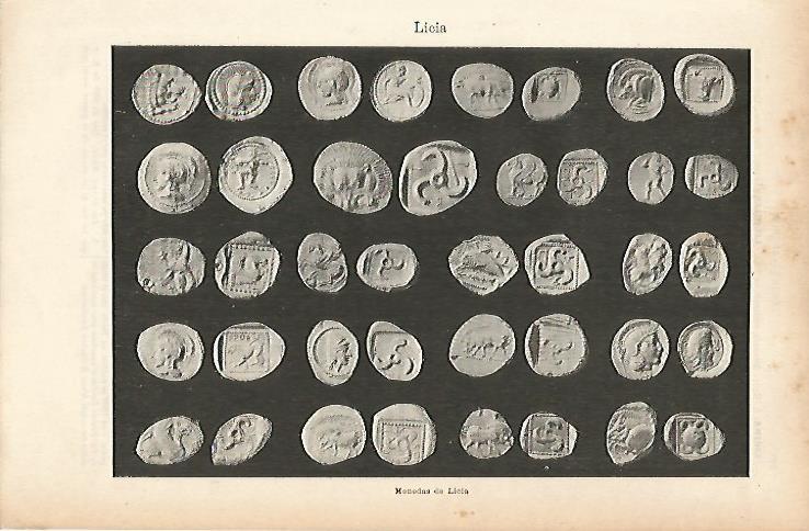 LAMINA ESPASA 25649: Monedas de Licia
