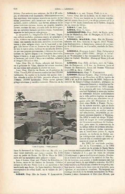 LAMINA ESPASA 25657: Vista de Lydda Rusia