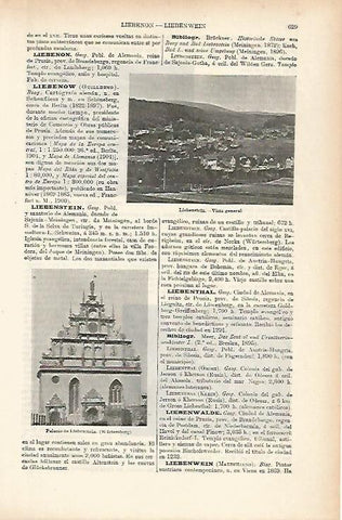 LAMINA ESPASA 25661: Palacio de Lebenstein Alemania