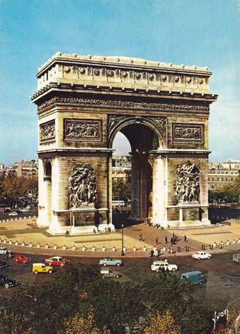 POSTAL 18724: L Arc de Triomphe Paris