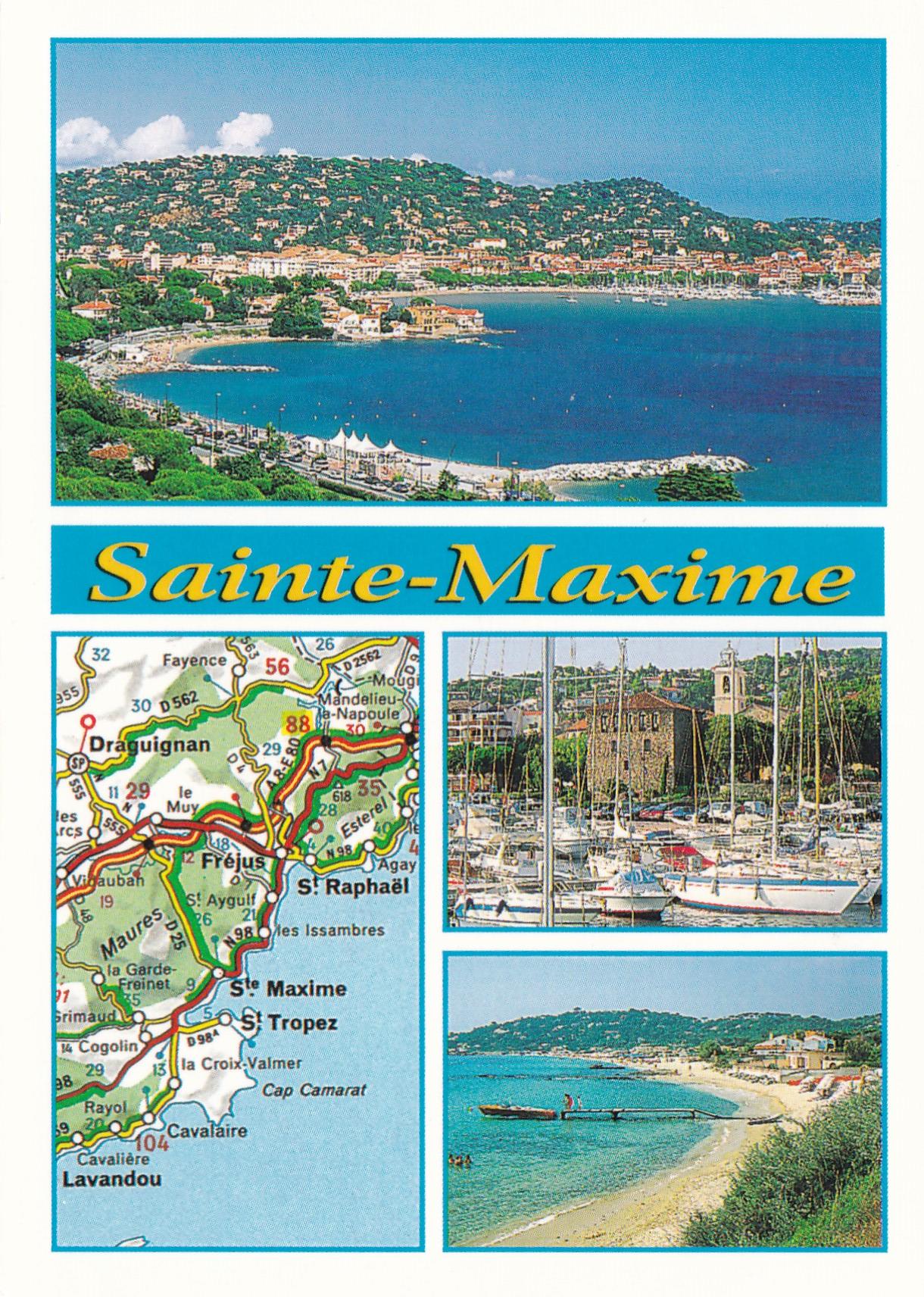 POSTAL 18750: Sainte-Maxime