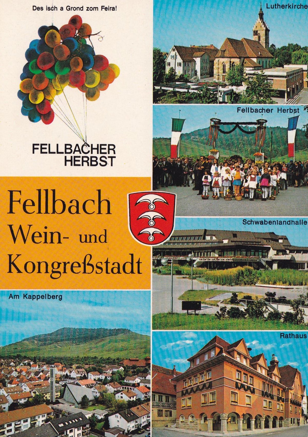 POSTAL 18762: Fellbach die Wein