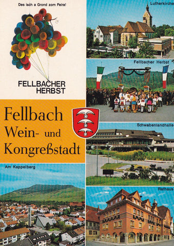 POSTAL 18762: Fellbach die Wein