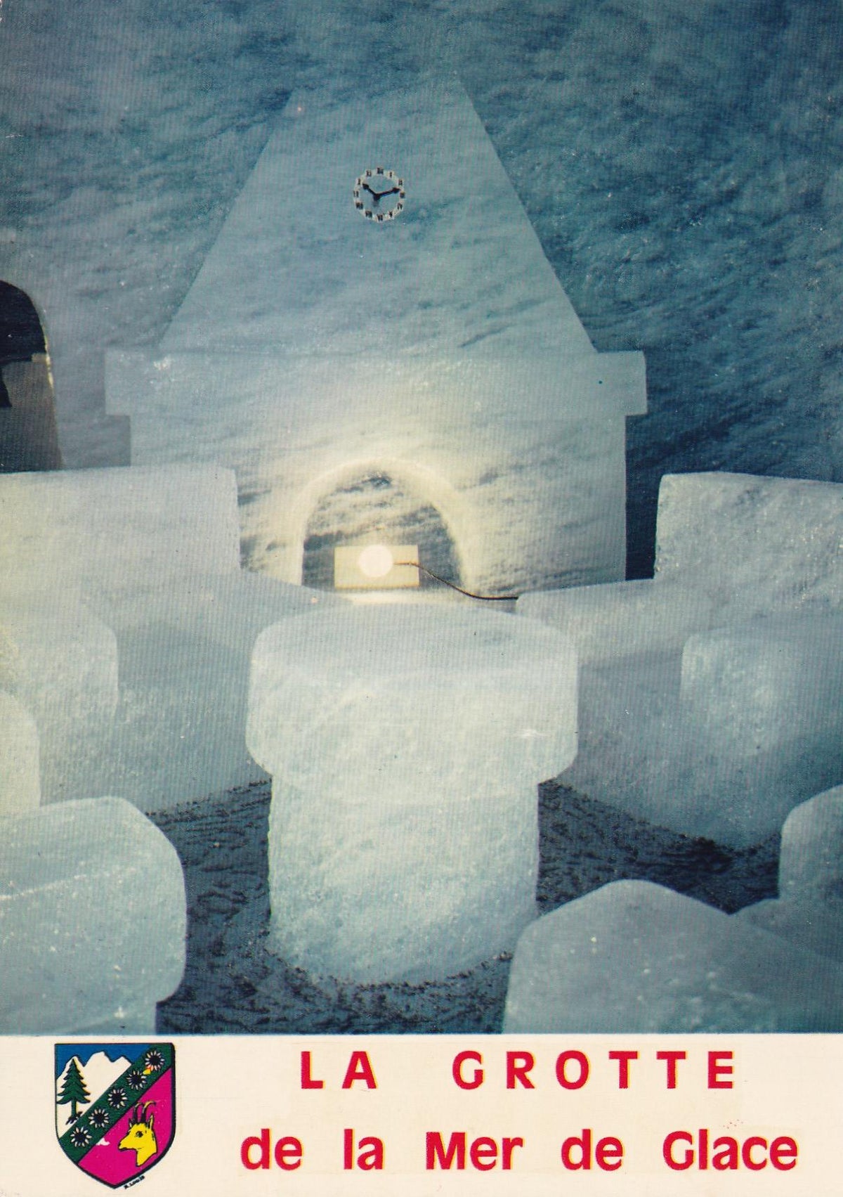 POSTAL 18768: La Grotte de la Mer de Glace Chamonix