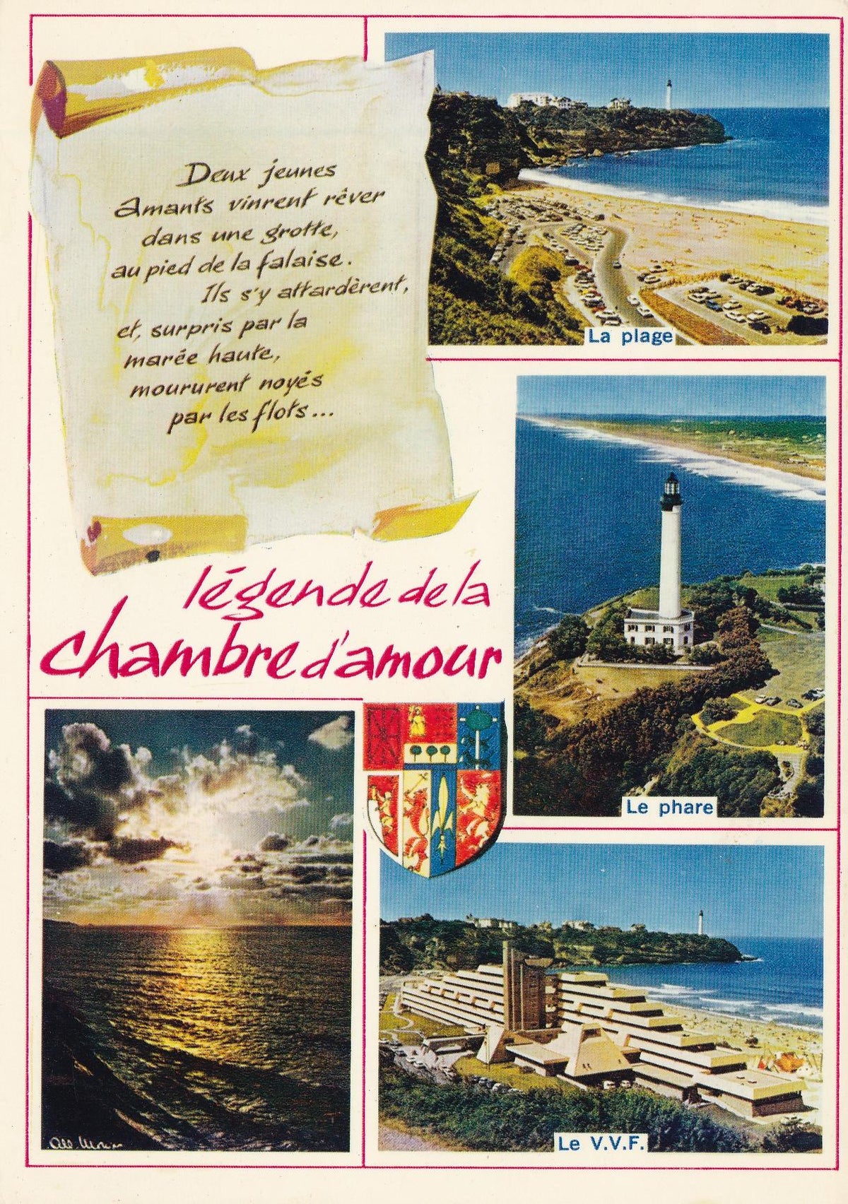 POSTAL 18792 Anglet cote Basque