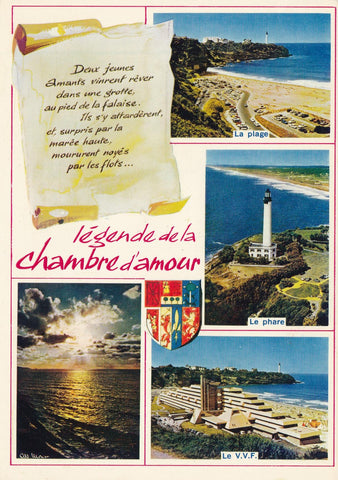 POSTAL 18792 Anglet cote Basque