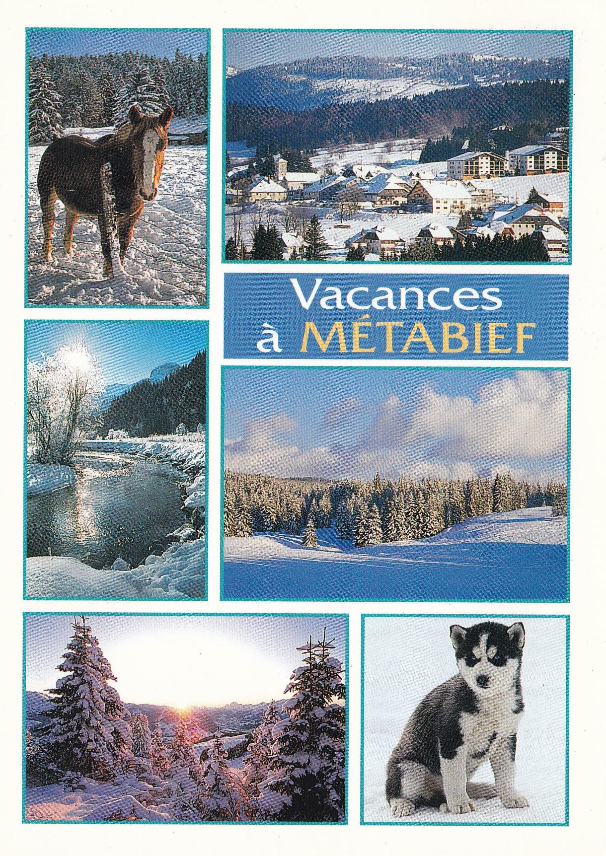 POSTAL 18808: Metabief