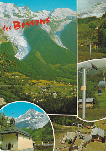 POSTAL 18815: Les Bossons au pays du Mont Blanc