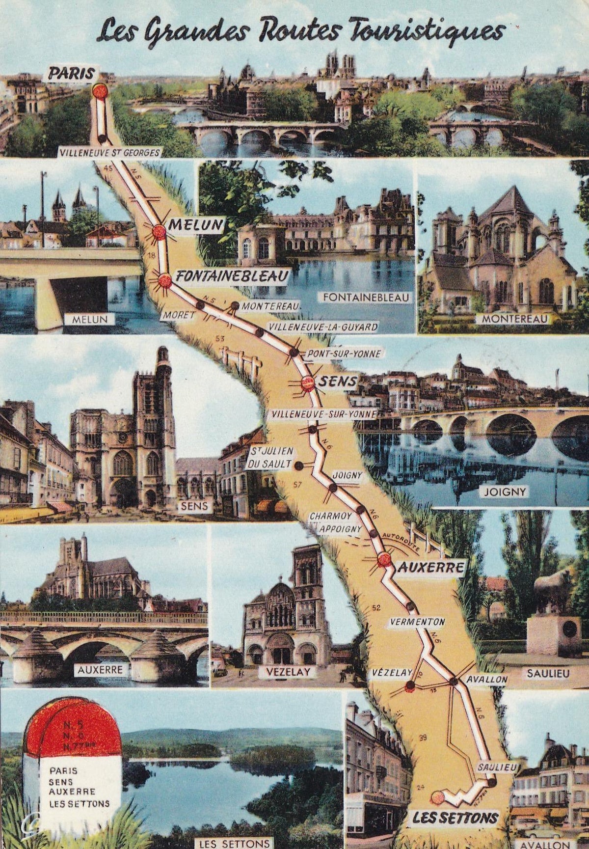 POSTAL 18912: Paris - Les Settons