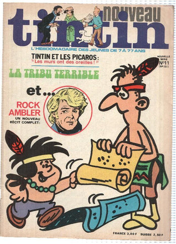 NOUVEAU TINTIN, Numero 11 (nº151): La Tribu Terrible (Lombard 1978)