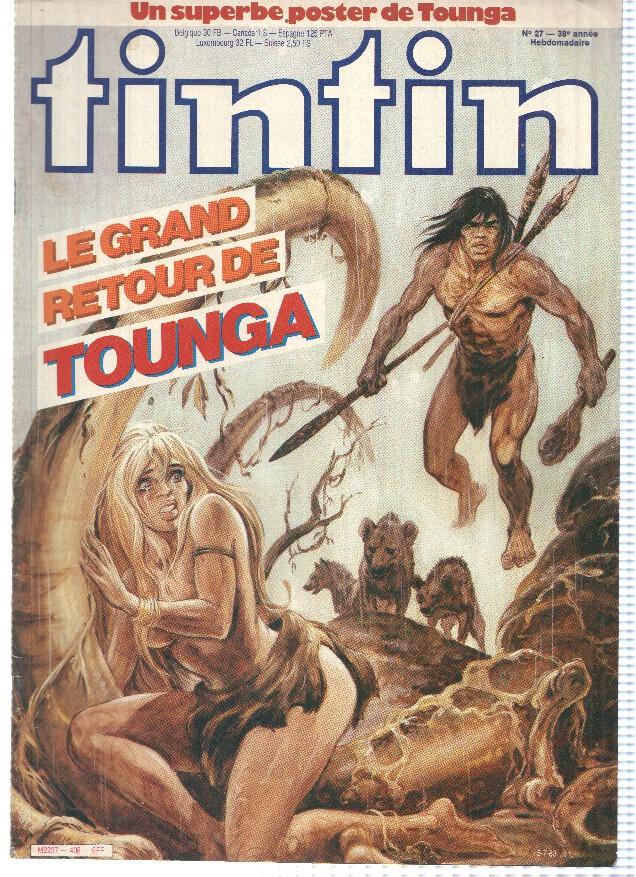 TINTIN LE JOURNAL, Numero 0027: Le Grand Retour de TOUNGA (Dargaud 1981)