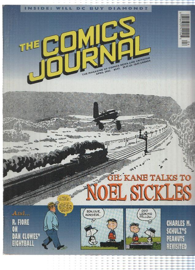 Revista: THE COMICS JOURNAL, Numero 242: GIL KANE talk to NOEL SICKLES (2002)