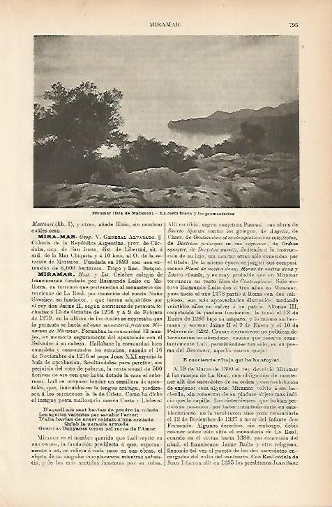 LAMINA ESPASA 5231: Miramar Mallorca