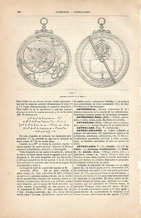 LAMINA ESPASA 5681: Astrolabio de Hiparco