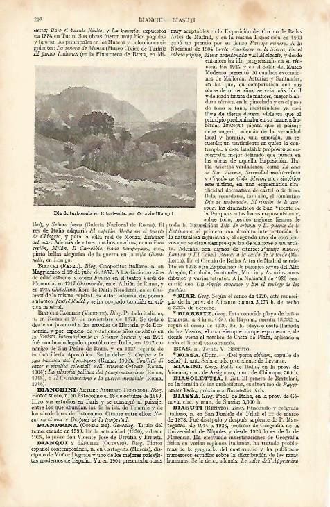 LAMINA ESPASA 8191: Dia de turbonada en Ribadesella por Bianqui