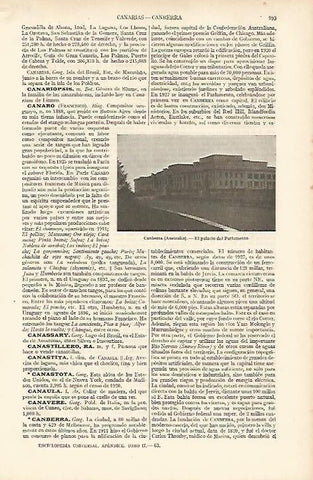 LAMINA ESPASA 8278: Parlamento de Australia en Canberra