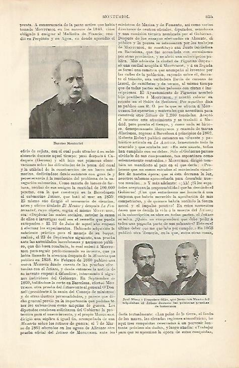LAMINA ESPASA 8720: Narcis Monturiol