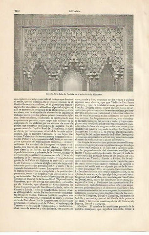 LAMINA ESPASA 10348: Sala de la Justicia de  la Alhambra