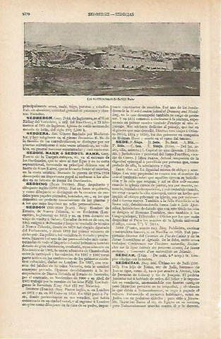 LAMINA ESPASA 12499: Fortificaciones de Seddil Bahr Turquia