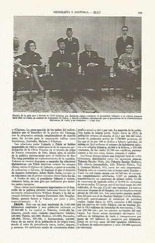 LAMINA ESPASA 13421: El presidente Suharto de Iran