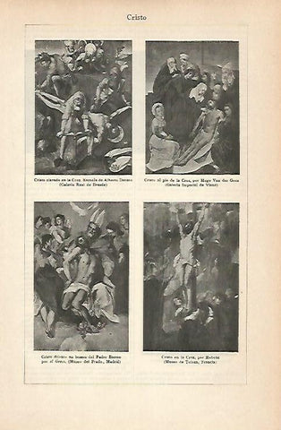LAMINA ESPASA 14231: Representaciones de Cristo crucificado