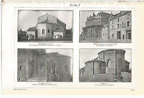 LAMINA De ESPASA 0072: Abside I