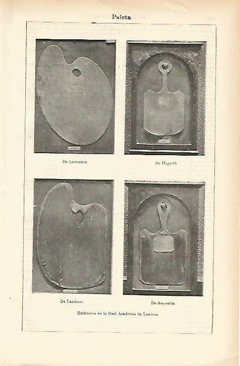 LAMINA ESPASA 1512: Paletas de la Real Academia de Londres