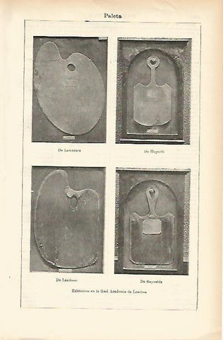 LAMINA ESPASA 1512: Paletas de la Real Academia de Londres