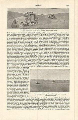 LAMINA ESPASA 17158: Caravana de 1922 explorando el Sahara
