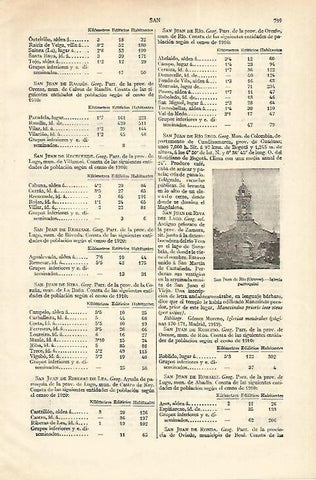 LAMINA ESPASA 18326: Iglesia de San Juan de Rio Orense