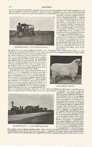 LAMINA ESPASA 19074: Campos agricolas de Argentina