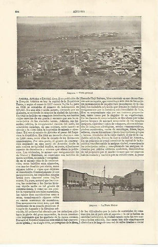 LAMINA ESPASA 10873: Vista general de Angora Turquia