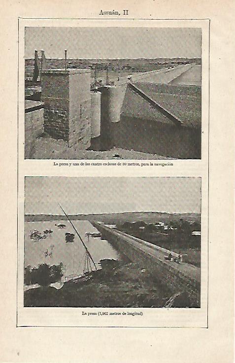 LAMINA ESPASA 12912: La presa de Asuan Egipto