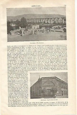 LAMINA ESPASA 20682: Acueducto de Queretaro
