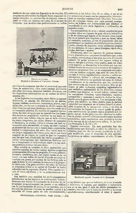 LAMINA ESPASA 21105: Tiovivo de juguete