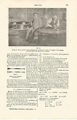LAMINA ESPASA 21244: Clark y Lundin trabajando en Yerkes