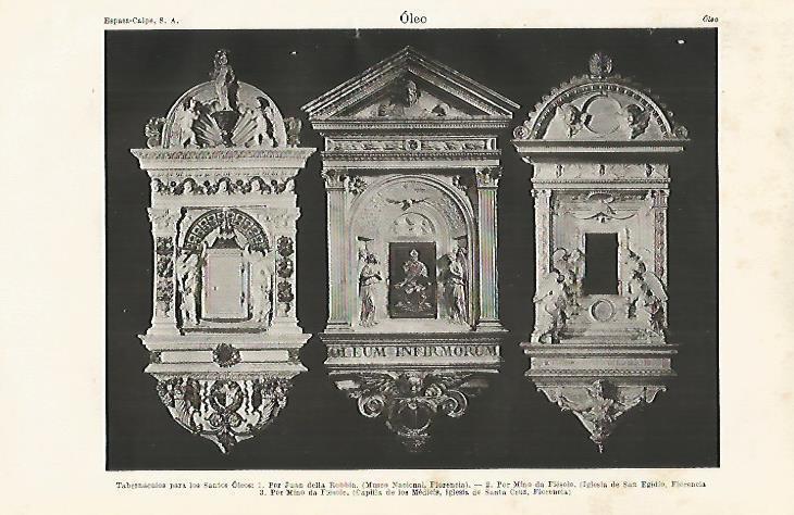 LAMINA ESPASA 21358: Tabernaculos de los Santos Oleos