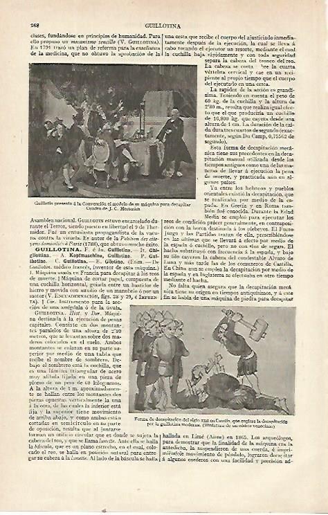 LAMINA ESPASA 21497: Forma de decapitacion del siglo XIII