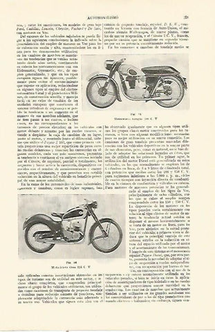 LAMINA ESPASA 21918: Moto Sangias 250cv y Ossa 125cv