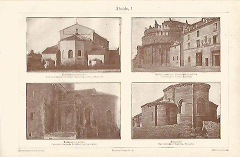 LAMINA ESPASA 13191: Ejemplos de absides