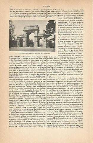 LAMINA ESPASA 14191: Arco conmemorativo de la Guerra de Crimea en New Brompton