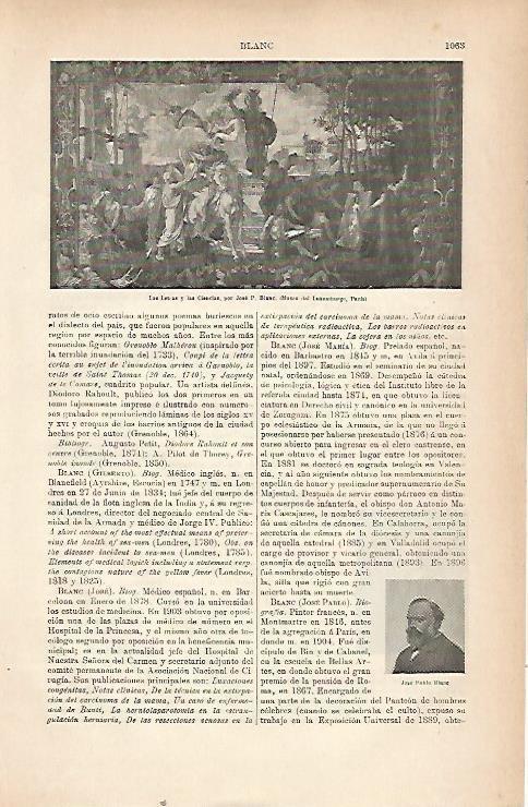 LAMINA ESPASA 22715: Las Letras y las Ciencias por J. P. Blanc