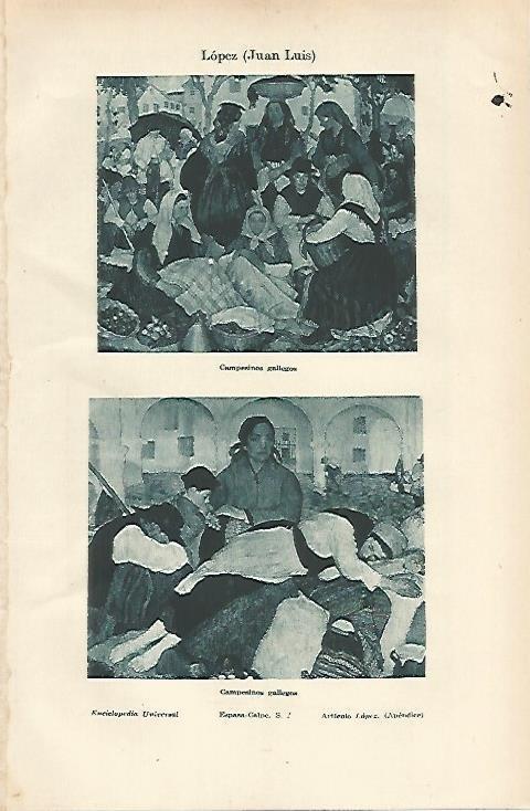 LAMINA ESPASA 19811: Campesinos gallegos por Juan Luis Lopez