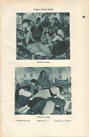 LAMINA ESPASA 19811: Campesinos gallegos por Juan Luis Lopez