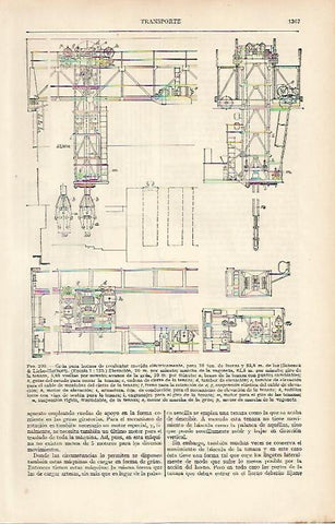 LAMINA ESPASA 11156: Grua para hornos de recalentar