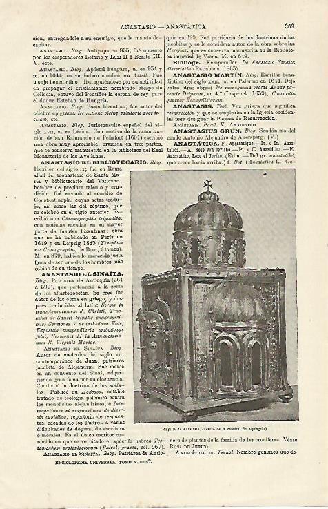 LAMINA ESPASA 23732: Capilla de Anastasio en Aquisgran