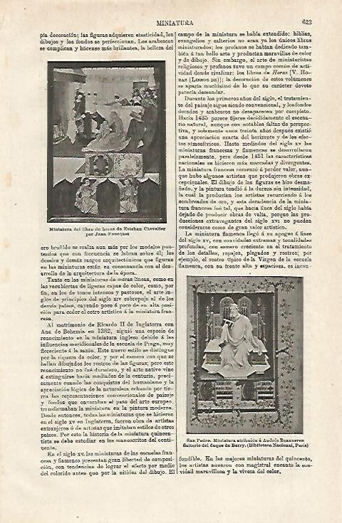 LAMINA ESPASA 24038: Libro de Horas de E. Chevalier
