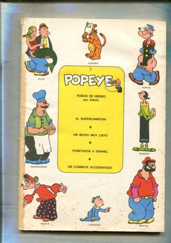 Popeye de Burulan edicion 1971 numero 05 (no conserva la cubierta)