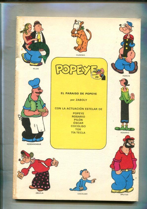 Popeye de Burulan edicion 1971 numero 20 (no conserva la cubierta)